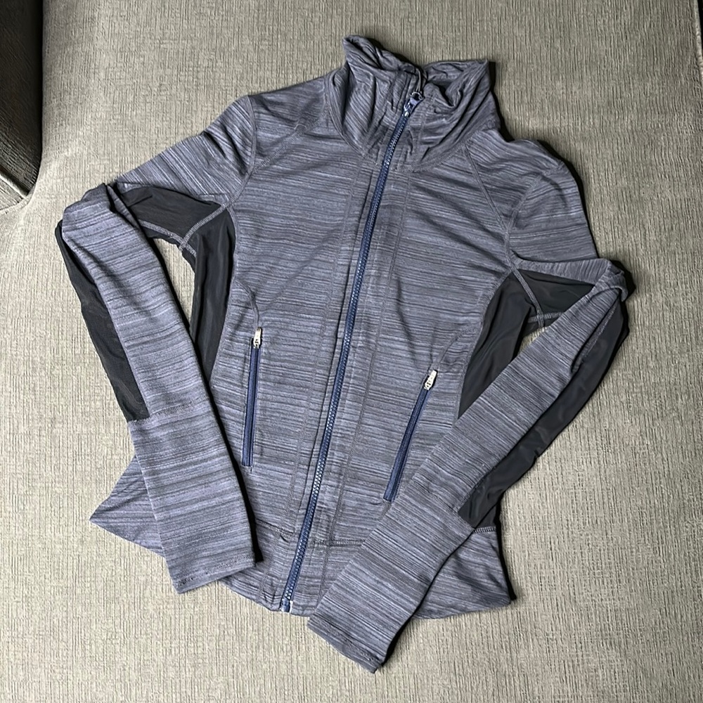 Zella Blue Workout Jacket size S